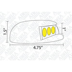 STA05 3W Low Voltage Cast Aluminum Round Surface Mount LED Step or Deck Light.