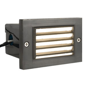 STB02 Louver Horizontal Waterproof LED Brick Lights Edge Step Lighting - Kings Outdoor Lighting