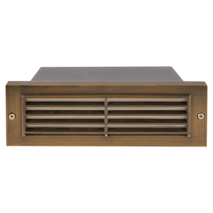 STB03 Louver Horizontal LED Brick Lights Warm White Edge Step Lighting - Kings Outdoor Lighting