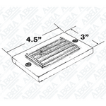 Load image into Gallery viewer, STB07 2W LED Surface Mounted Horizontal Step Light Indoor-Outdoor Lighting.
