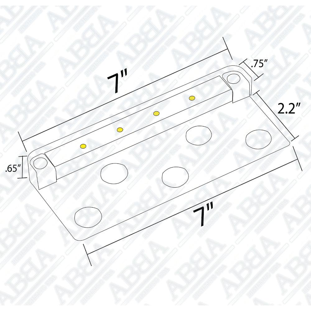 STB13 2.5W LED Aluminum Retaining Wall Light Low Voltage Hardscape Paver Lighting.
