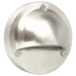 STS09 LED Round Stainless Steel Deck Light Surface Mount Low Voltage Landscape Lighting.