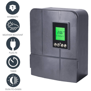 TSP300 300 Watt Low Voltage Transformer with Digital Timer and Photocell.