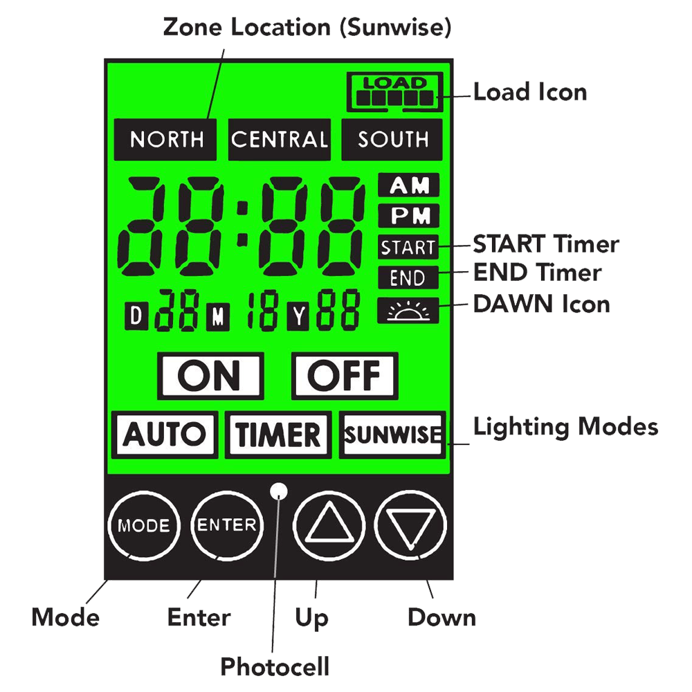 TSP300 300 Watt Low Voltage Transformer with Digital Timer and Photocell.