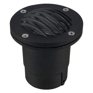UNA06 Cast Aluminum Low Voltage Round Grill LED In-ground Light IP65 Waterproof - Kings Outdoor Lighting