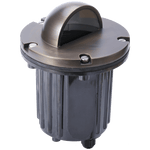 Load image into Gallery viewer, UNB02 Cast Brass Low Voltage Half Moon Round LED In-ground Light IP65 Waterproof.
