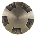 Load image into Gallery viewer, UNB07 Cast Brass Low Voltage Round Multi-Directional LED In-ground Light IP65 Waterproof - Kings Outdoor Lighting
