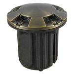 Load image into Gallery viewer, UNB07 Cast Brass Low Voltage Round Multi-Directional LED In-ground Light IP65 Waterproof - Kings Outdoor Lighting
