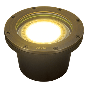 UNB08 Cast Brass Low Voltage Commercial PAR36 LED In-ground Light IP65 Waterproof - Kings Outdoor Lighting