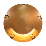 Load image into Gallery viewer, UNB09 Cast Brass Round Moni-Directional Low Voltage LED In-ground Light - Kings Outdoor Lighting
