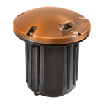 Load image into Gallery viewer, UNB09 Cast Brass Round Moni-Directional Low Voltage LED In-ground Light - Kings Outdoor Lighting
