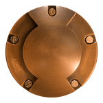 Load image into Gallery viewer, UNB10 Cast Brass Round Bi-Directional Low Voltage LED In-ground Light - Kings Outdoor Lighting

