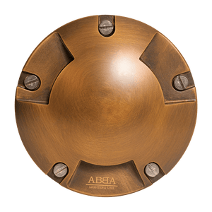 UNB11 Cast Brass Round Tri-Directional Low Voltage LED In-ground Light - Kings Outdoor Lighting