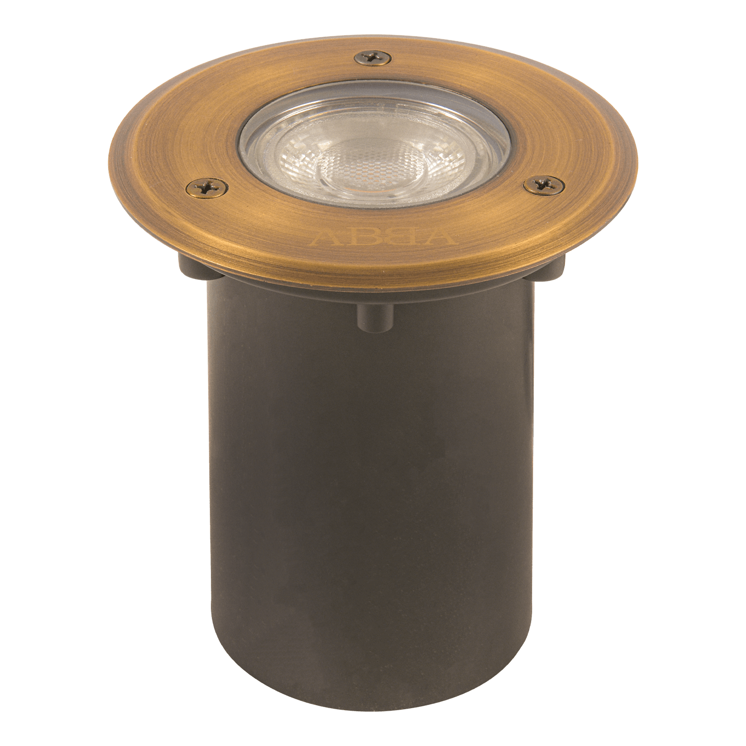 UNB12 Cast Brass Low Voltage Round LED In-ground Light IP65 Waterproof - Kings Outdoor Lighting