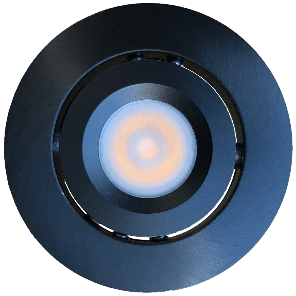 CB05 Round LED Dimmable Cast Aluminum Recessed Cabinet Light Down Lighting Fixture.
