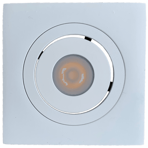 CB06 Dimmable Recessed Square Cast Aluminum LED Puck Light Cabinet Downlighting.