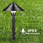 Load image into Gallery viewer, CD65 3W 12V Mushroom LED Path Light Beaded Swivel Hat Landscape Fixture.
