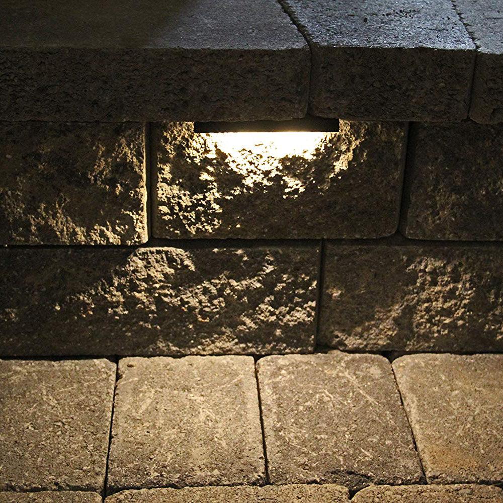 STB13 2.5W LED Aluminum Retaining Wall Light Low Voltage Hardscape Paver Lighting.