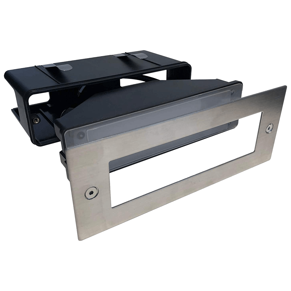 STS02 Outdoor Recessed Brick Wall Light LED Step/ Stair Lighting Fixture.
