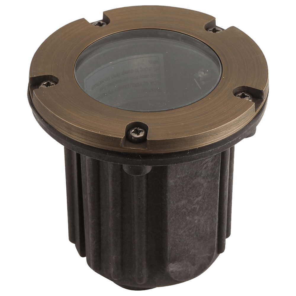 UNB04 Cast Brass Low Voltage Round LED In-ground Light IP65 Waterproof.